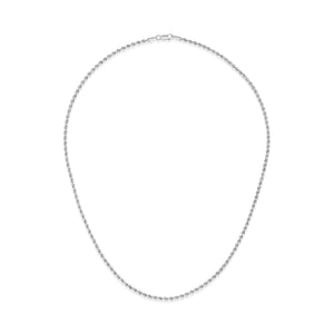 9ct White Gold 16.5 Inch / 42cm Trace Chain Necklace