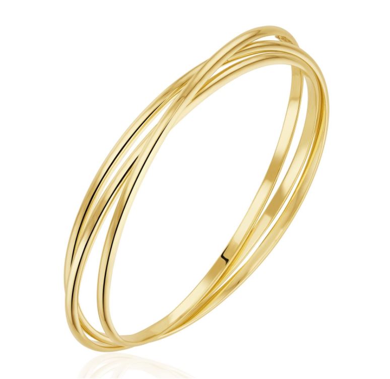 Womens 9ct gold on sale bangles